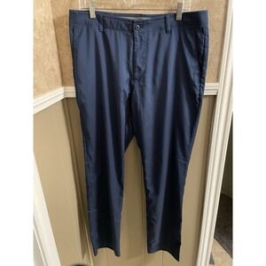 PGA Tour Blue Golf Pants Men's Size 34 X 32‎ Made For Perry Ellis Europe Stretch